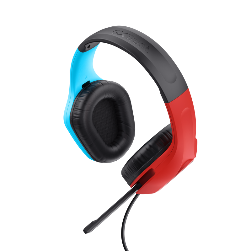 Casti cu fir GXT 416S Zirox Nintendo Switch, cu microfon, interfata 3.5mm, frecventa raspuns 20 Hz - 20.000 Hz, sensibilitate 90 dB, multicolor