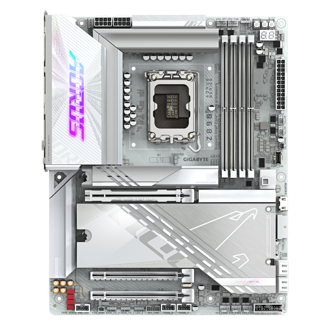 Placa de baza Gigabyte Z890 AORUS PRO ICE, Socket 1851, DDR5, ATX