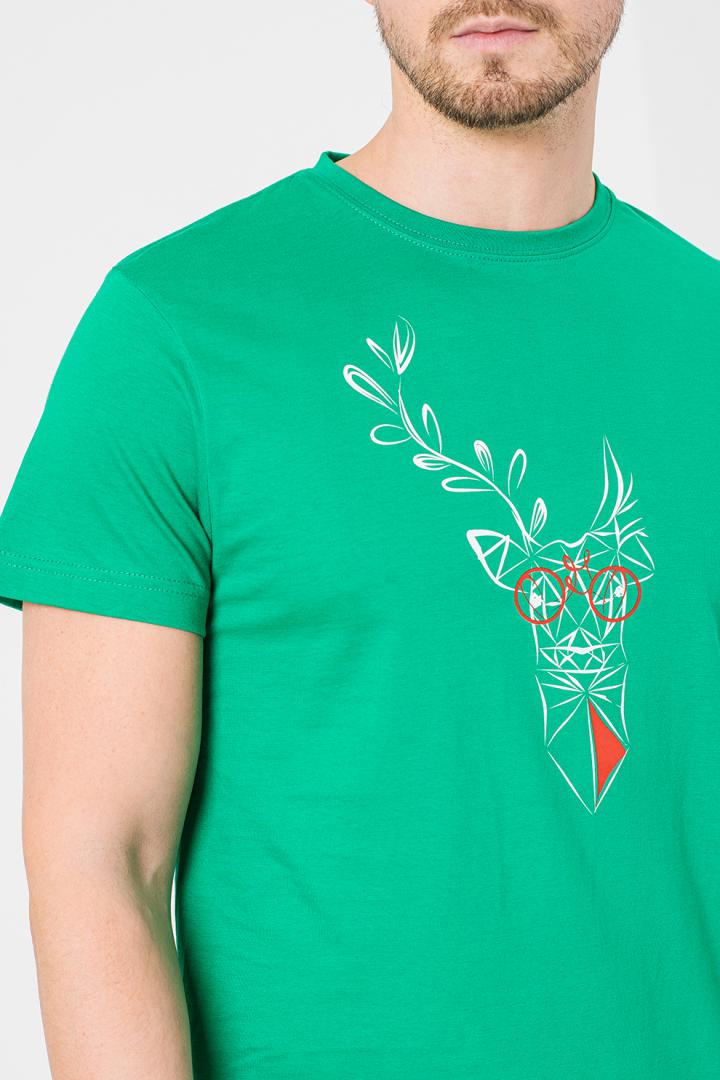 TRICOU CERB FAMILIE BARBATI K GREEN-M