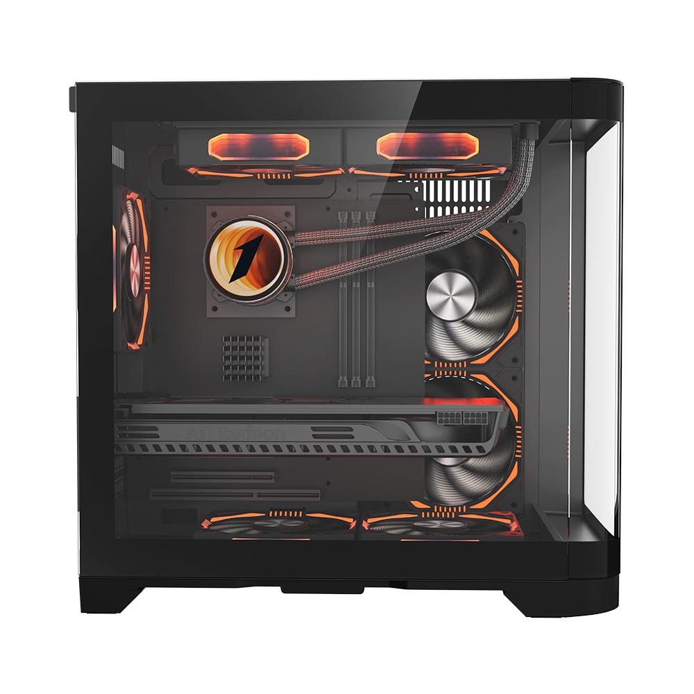Carcasa 1STPLAYER UV5 Cube Tower ARGB NEGRU