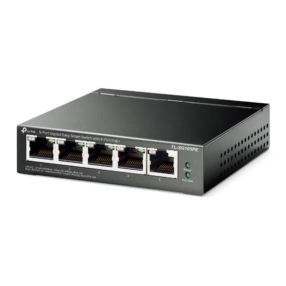 Switch TP-Link TL-SG105PE, Gigabit, 5 porturi, PoE