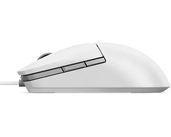 Mouse gaming Lenovo Legion M300s, Iluminare RGB, 8k DPI, Sensor Pixart, Glacier White