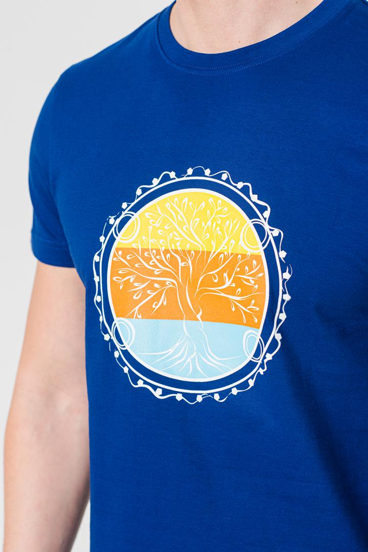 TRICOU ROATA FAMILIE BARBATI ROYAL BLUE-M