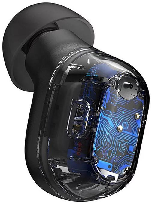 Casti Baseus Bowie WM01 TWS, wireless, bluetooth 5.0, microfon pe casca, negru