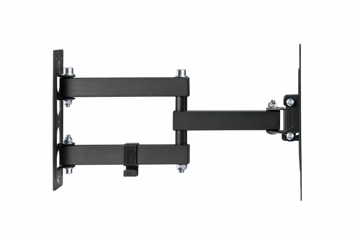 Suport de perete Akai cu inclinatie +3/-10°, diagonala display 23"-43", VESA min. 100x100, VESA max. 200x200, suporta pana la 30kg, distanta fata de perete MAX 378mm, negru