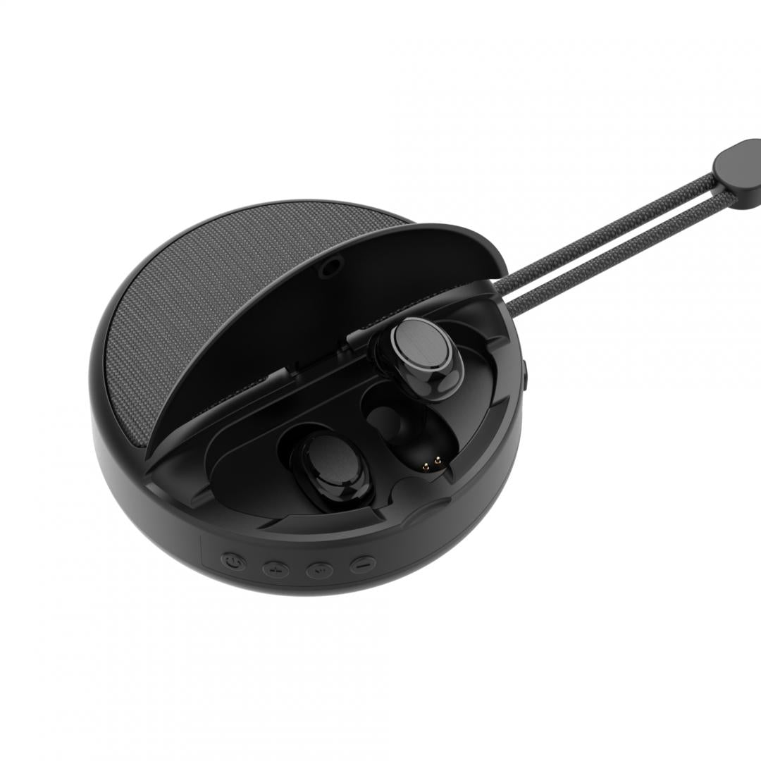 Casti Akai BTE-J500BT wireless, bluetooth 5.4, capacitate baterie in standby pana la 48 ore, raspuns in frecventa 20Hz la 20KHz, negru