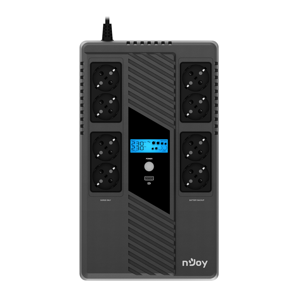 UPS nJoy Token 800 VA / 480 W Capacity 800 VA / 480 W