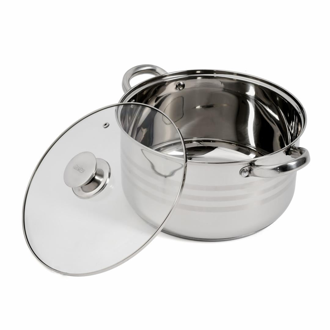 SEMIOALA INOX+CAPAC, 26x14,5 CM, 7 L, MYRA, COOKING BY HEINNER