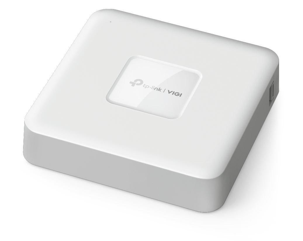 NVR PoE TP-Link VIGI 4 canale 1104H4P; 53W, 8 MP,1 SATA Interface, max 10TB, H.265+; ONVIF, Detecții avansate + sunete anormale