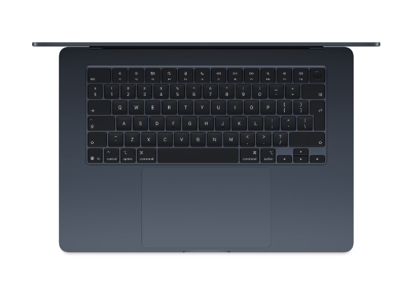MacBook Air 13.6" Retina/Apple M4 (CPU 10-core, GPU 8-core, Neural Engine 16-core)/16GB/256GB - Midnight - INT KB (2025) 30W USB‑C