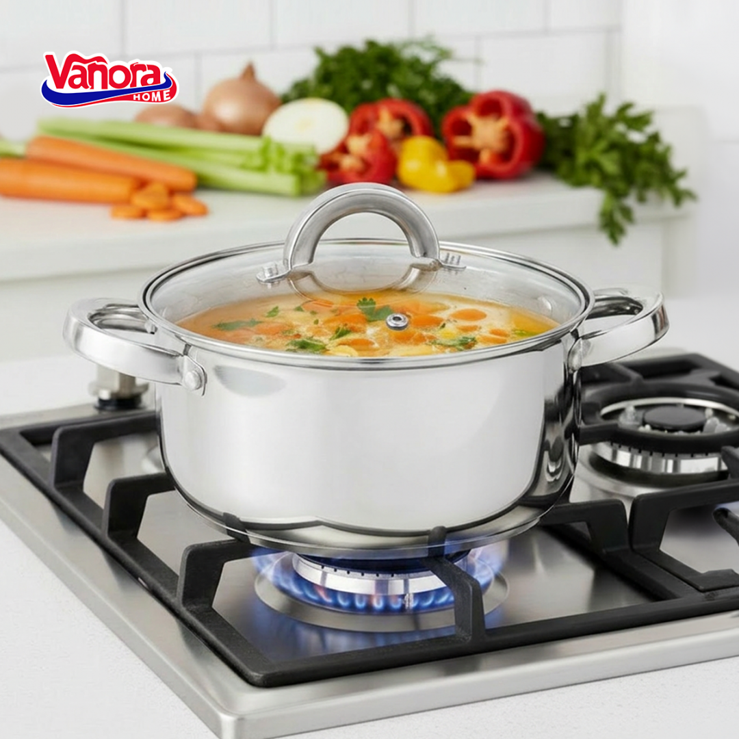 CRATITA INOX CU CAPAC 20x9.5CM, 3L, MIKA