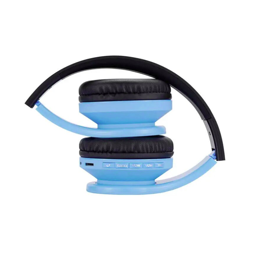 Casti Gaming Head-band PowerLocus P1, Wireless, Albastru