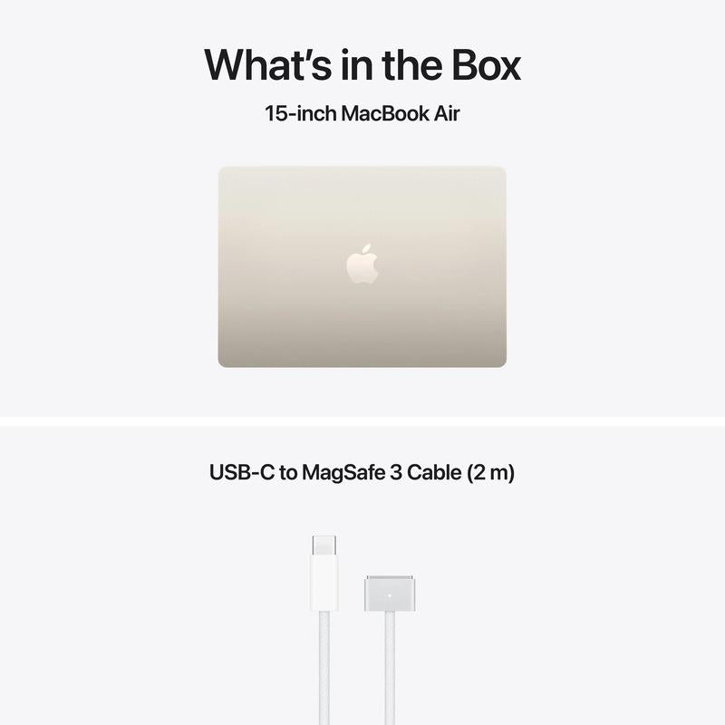 MacBook Air 15.3" Retina/Apple M5 (CPU 10-core, GPU 10-core, NeuralEngine16-core)/32GB/1TB - Starlight - INT KB (No Adapter) - 2026 (CTO from MDVF4RO/A)