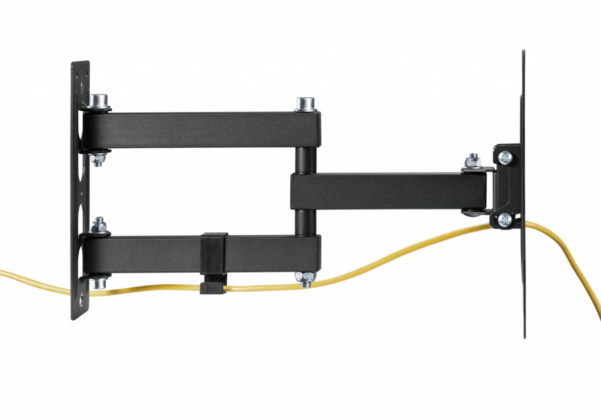Suport de perete Akai cu inclinatie +3/-10°, diagonala display 23"-43", VESA min. 100x100, VESA max. 200x200, suporta pana la 30kg, distanta fata de perete MAX 378mm, negru