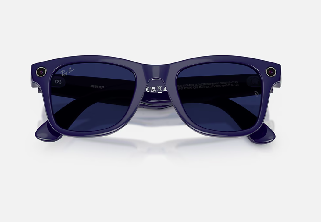 ORW4012 META WAYFARER High Bridge Fit - Shiny Cosmic Blue - Sapphire Transitions® Gen 2