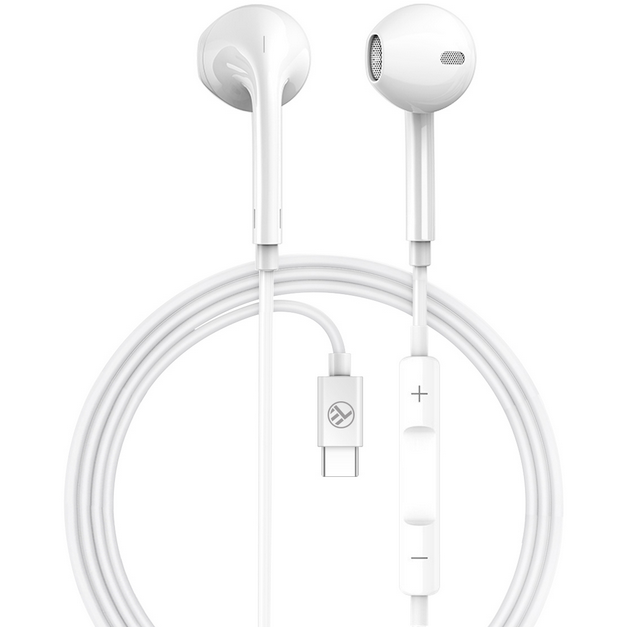 Casti in-ear Tellur Basic Urbs, Type-C, alb