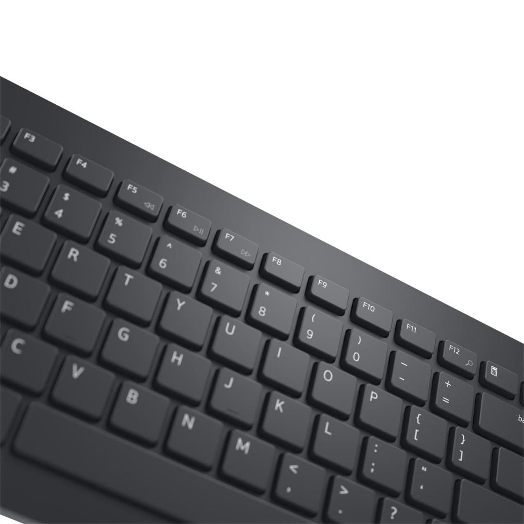 Kit Wireless tastatura si mouse Dell KM3322W, taste numerice, Negru
