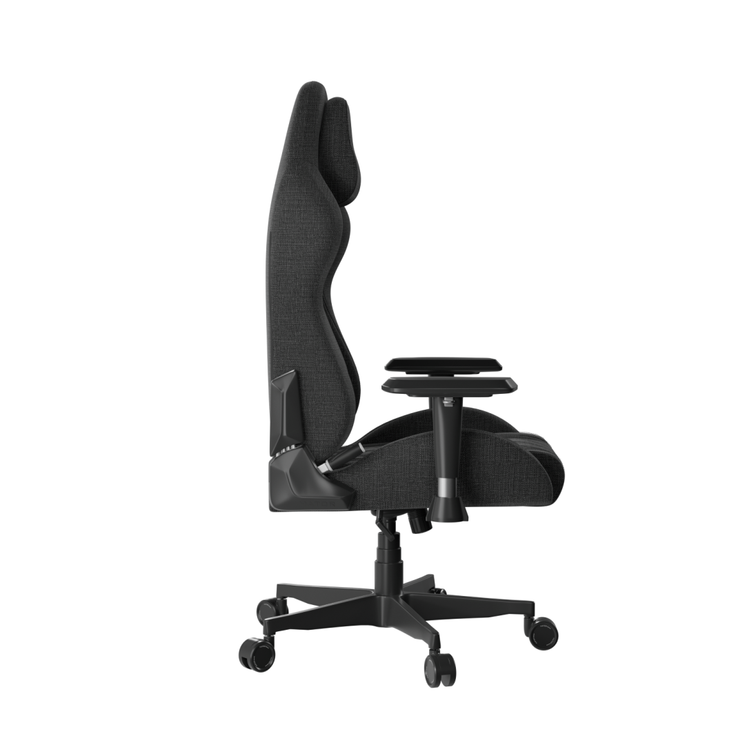 Scaun Gaming Hator Darkside 3M Fabric, pana in 120 kg, Negru