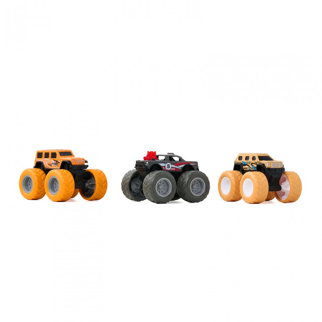 SET 3 MASINI OFF-ROAD-360 DE GRADE, MOMKI