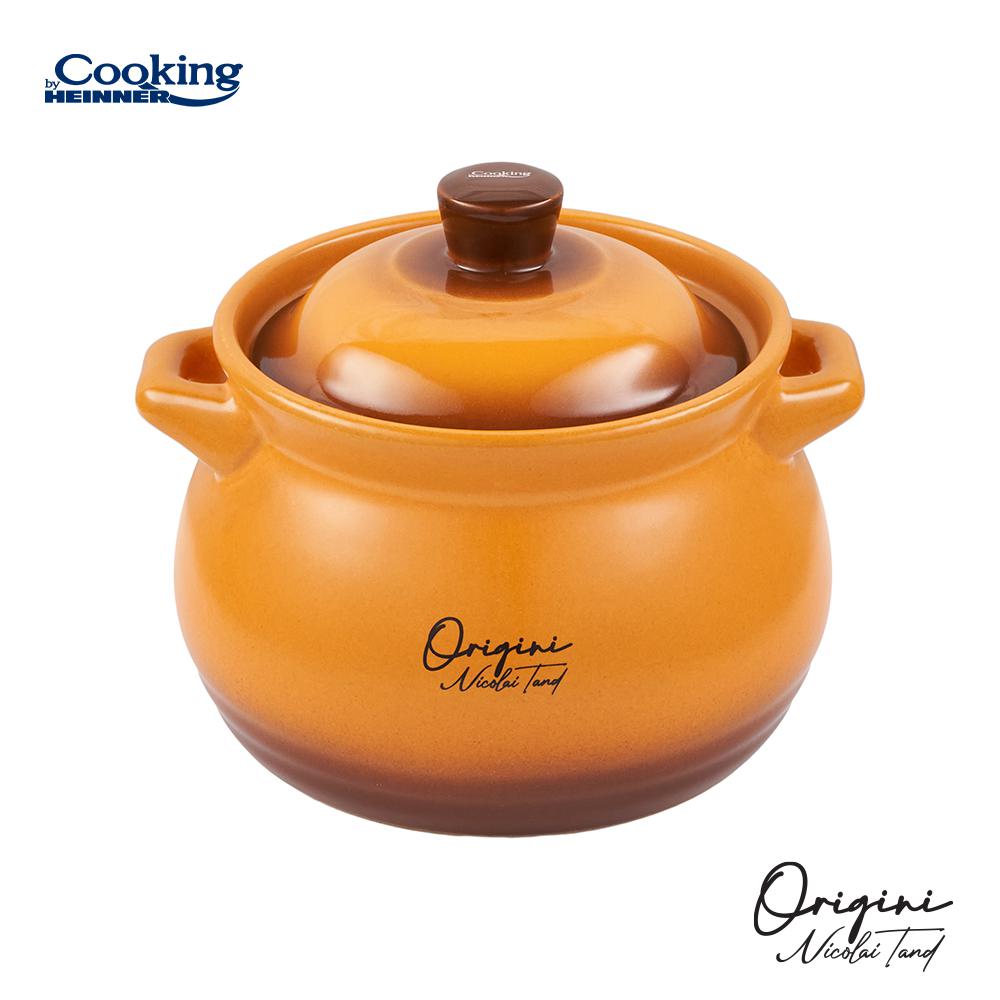 OALA CERAMICA CU CAPAC 12x11 CM, 2 L, NICOLAI TAND, ORIGINI, COOKING BY HEINNER