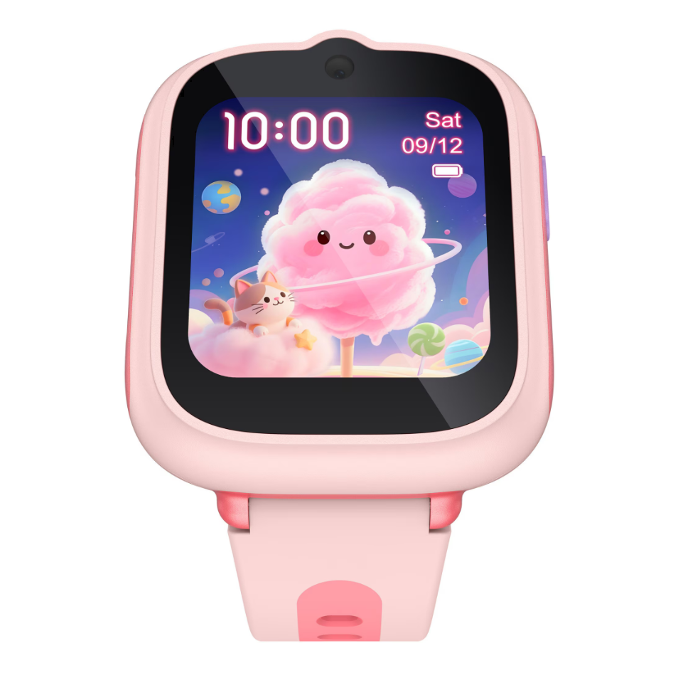 Ceas SmartWatch pentru copii TCL MOVETIME Kids Watch MT48, 1.68", 4G, GPS, IP68 2ATM, Camera 2MP, Cosmic Pink