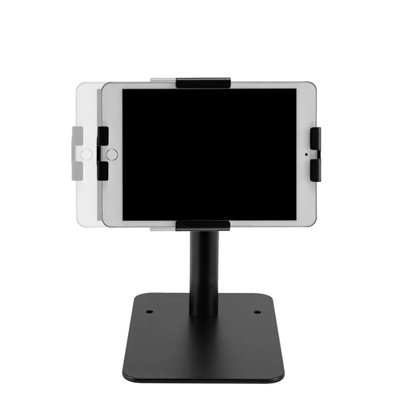 Suport de tableta Neomounts by Newstar DS15-625BL1, diagonala maxima 11", greutate maxima 1kg, tilt +20°, -110°, rotate 360°, reglare manuala, garantie 5 ani, negru