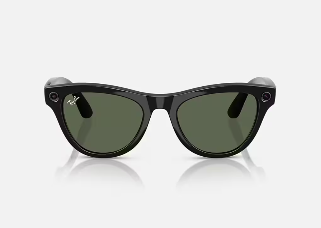 Ray-Ban Meta Skyler AI Glasses Black/Green G15
