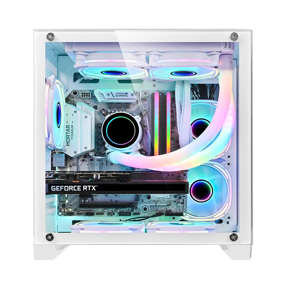 Carcasa 1STPLAYER MV5 Cube Tower ARGB ALB