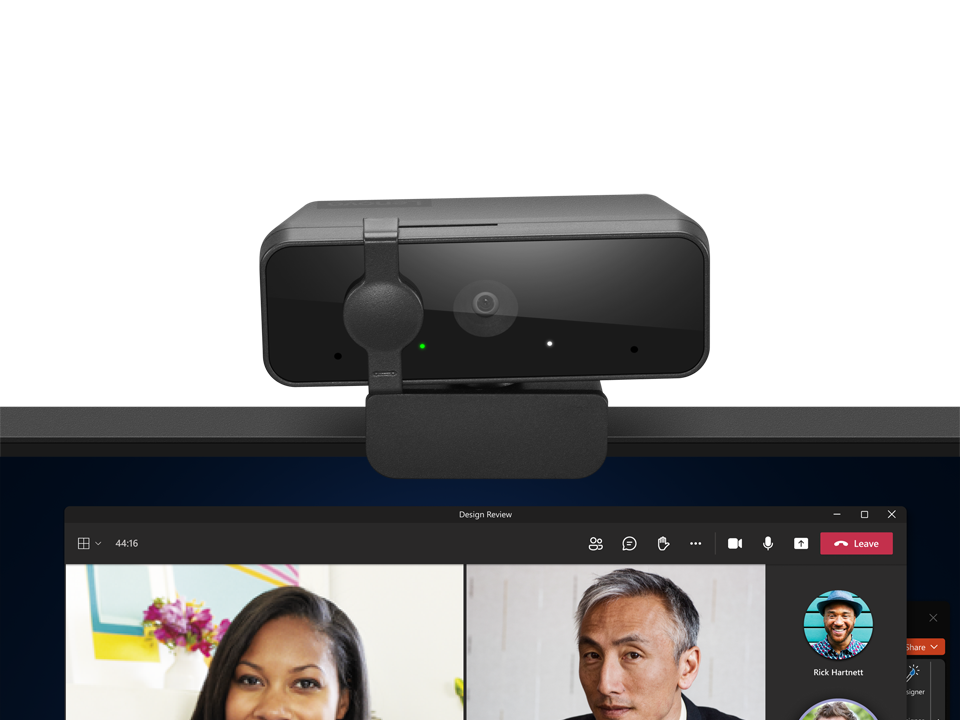 Camera web Lenovo 310 FHD cu microfon integrat; conectivitate: USB-A, rezolutie: 1920x1080 la 15fps, 20fps, 25fps, 30fps (MJPEG); camp vizual: 85°; compatibila cu: Windows 10, Windows 11, Mac OS, ChromeOS; greutate: 251g; culoare: negru