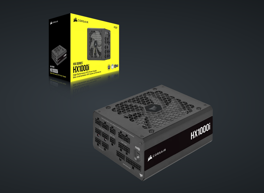 Sursa Corsair HX1000i 1000W, 80+ PLATINUM full modulara, ATX 3.0, PCI E Connector 5, SATA Connector 8, PATA Connector 8