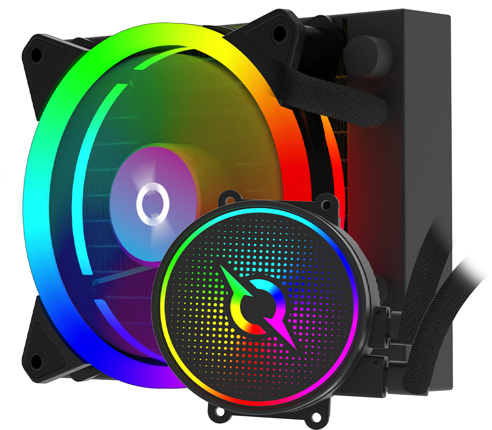 Cooler Procesor AQYRIS AQUARIUS 120 AIO ARGB NEGRU