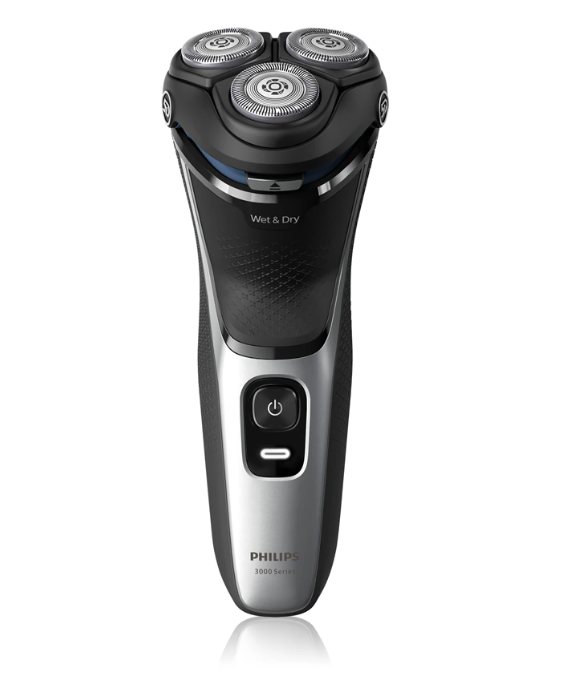 Aparat de ras electric, PHILIPS, seria 3000 S3143/00, Argintiu/Negru