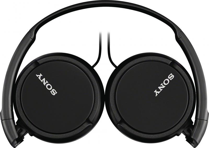 Casti Sony MDRZX110AP, Frecventa (Hz) 12- 22.000, Impedanta (ohmi) 24, Conector Stereo mini in forma de L, placat cu aur, difuzor 30 mm, negru