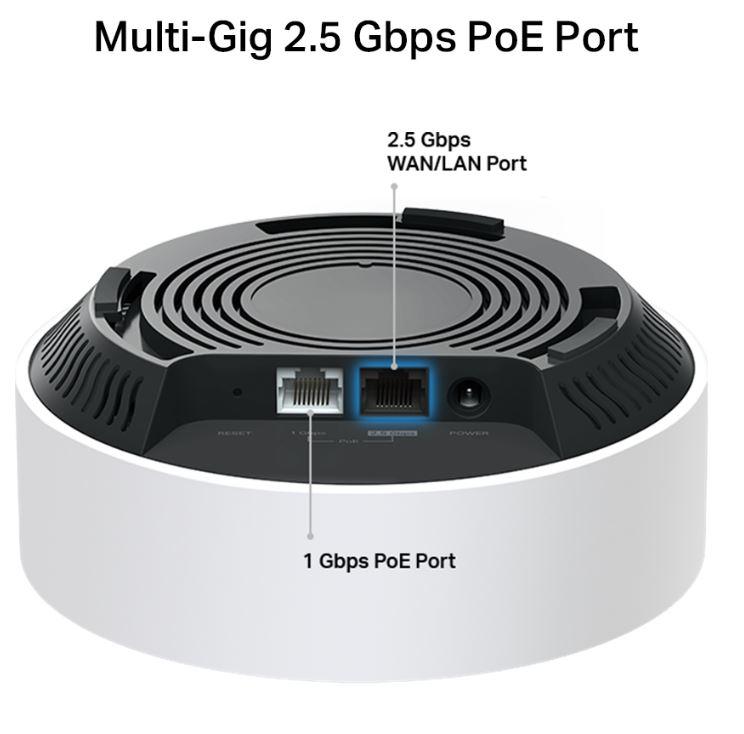 Router wireless TP-LINK Deco X50-POE, WIFI 6, Mesh, Dual Band