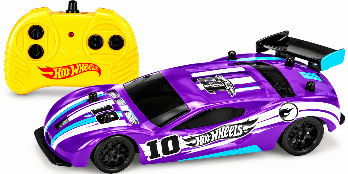 MASINUTA CU TELECOAMNDA HOTWHEELS,1:28,RACE TEAM, MOV