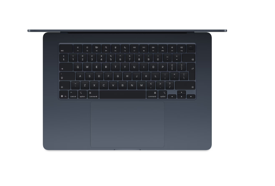 MacBook Air 15.3" Retina/Apple M4 (CPU 10-core, GPU 10-core, NeuralEngine 16-core)/16GB/256GB - Midnight - US English (2025) (CTO from MW1L3RO/A)
