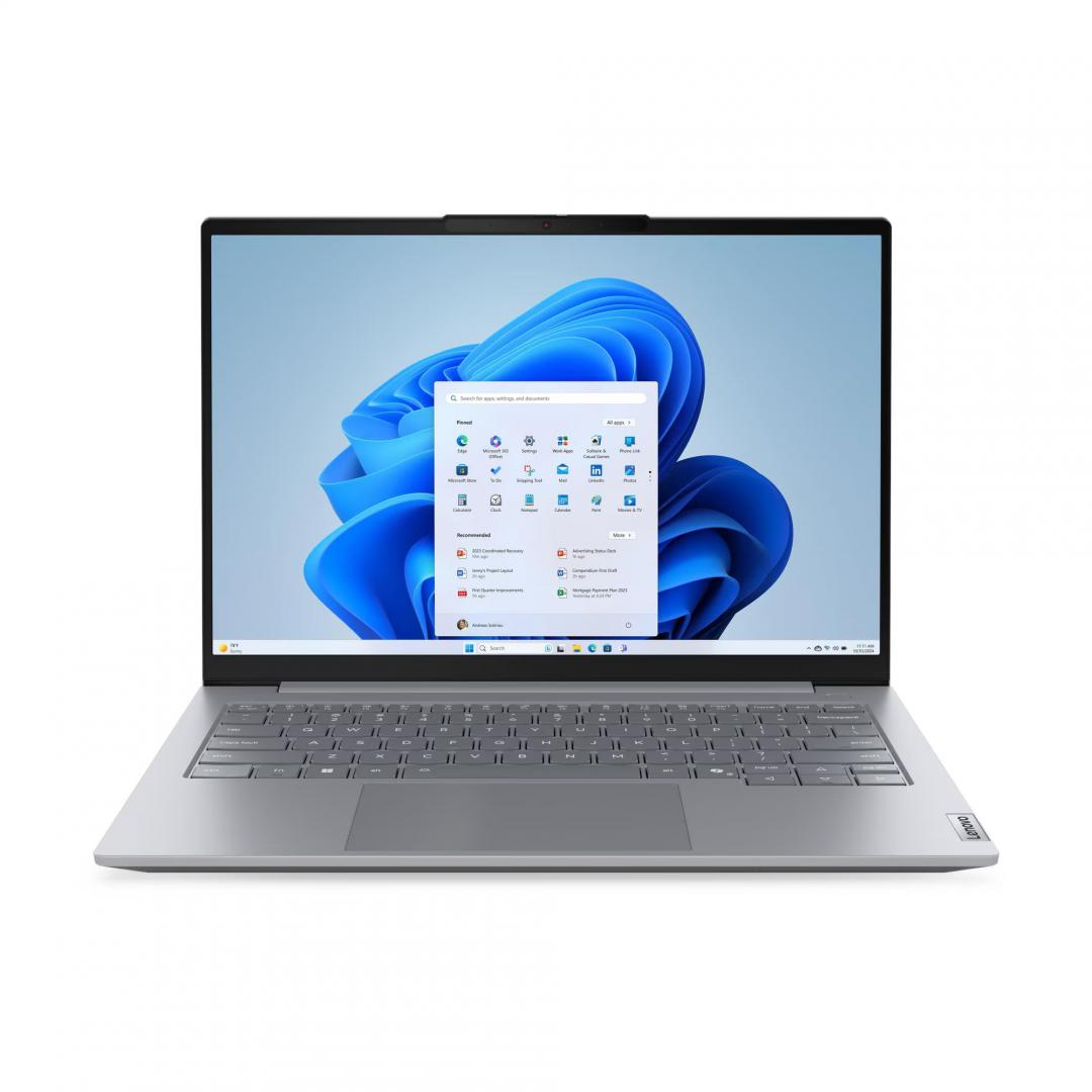 Notebook SMB Lenovo ThinkBook 14 G8 IRL, cu procesor Intel Core 5 210H, 14'' IPS, 16 GB DDR5, 512 GB SSD, Intel Graphics, Windows 11 Pro