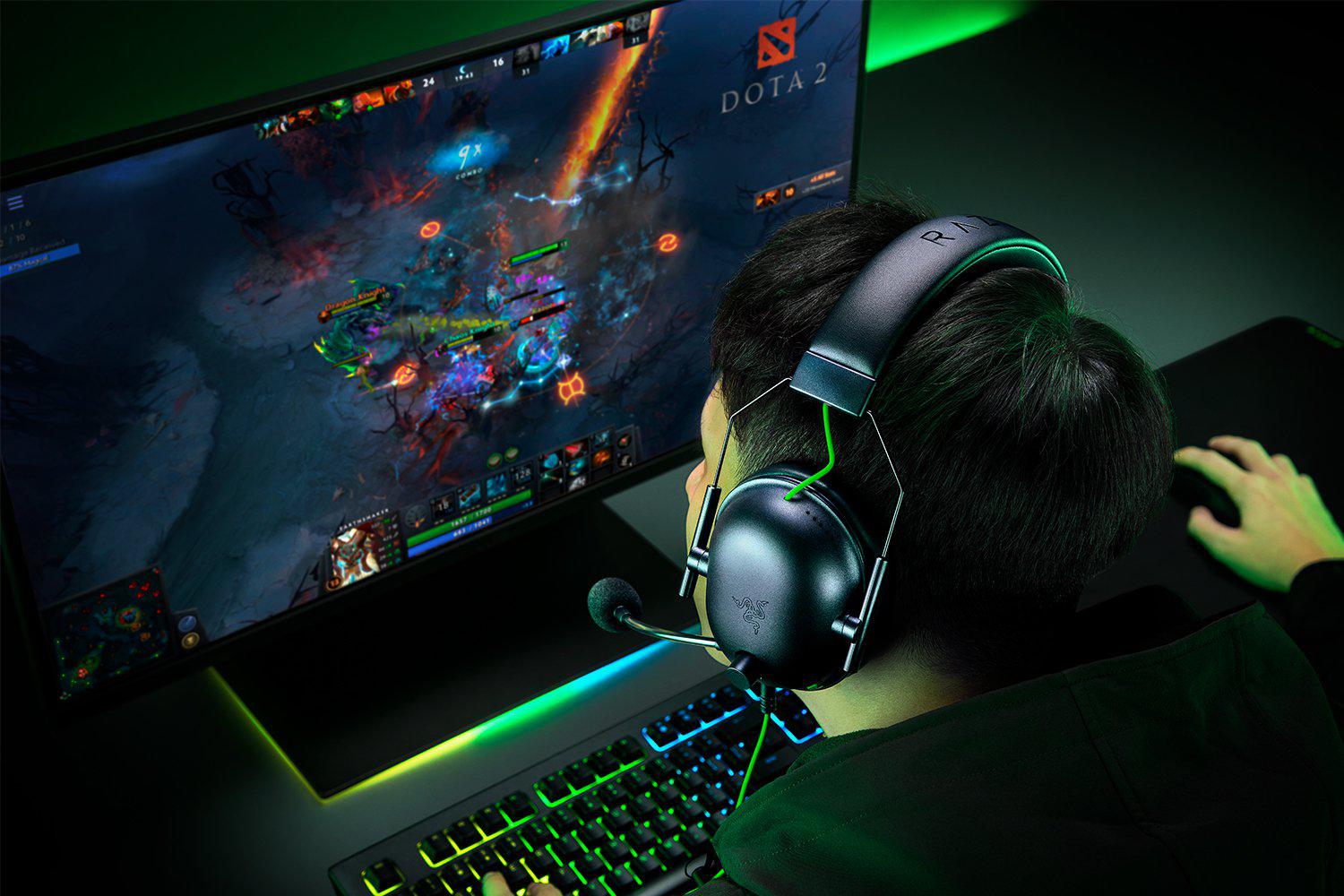 Casti cu micofon Razer Blackshark V2 X cu fir, Multi-platform EsSports, 12 Hz – 28 kHz, 32ohm, 100db, driver 50mm, black
