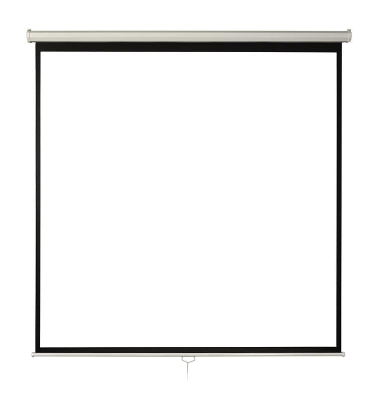 Ecran proiectie manual,perete/tavan, 200 x 200 cm, BlackMount, Format 1:1