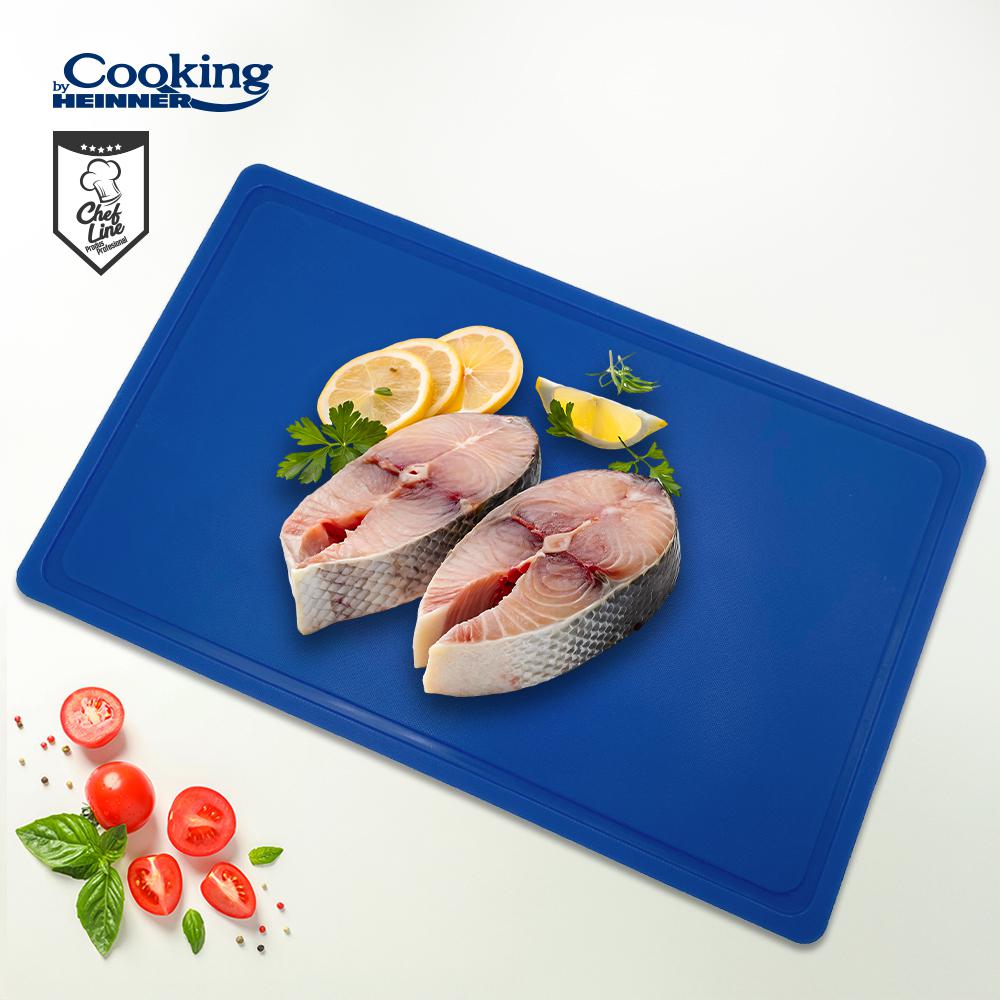 TOCATOR CU SANT HACCP GN1/1, 53X32.5X2 CM, ALBASTRU, COOKING BY HEINNER