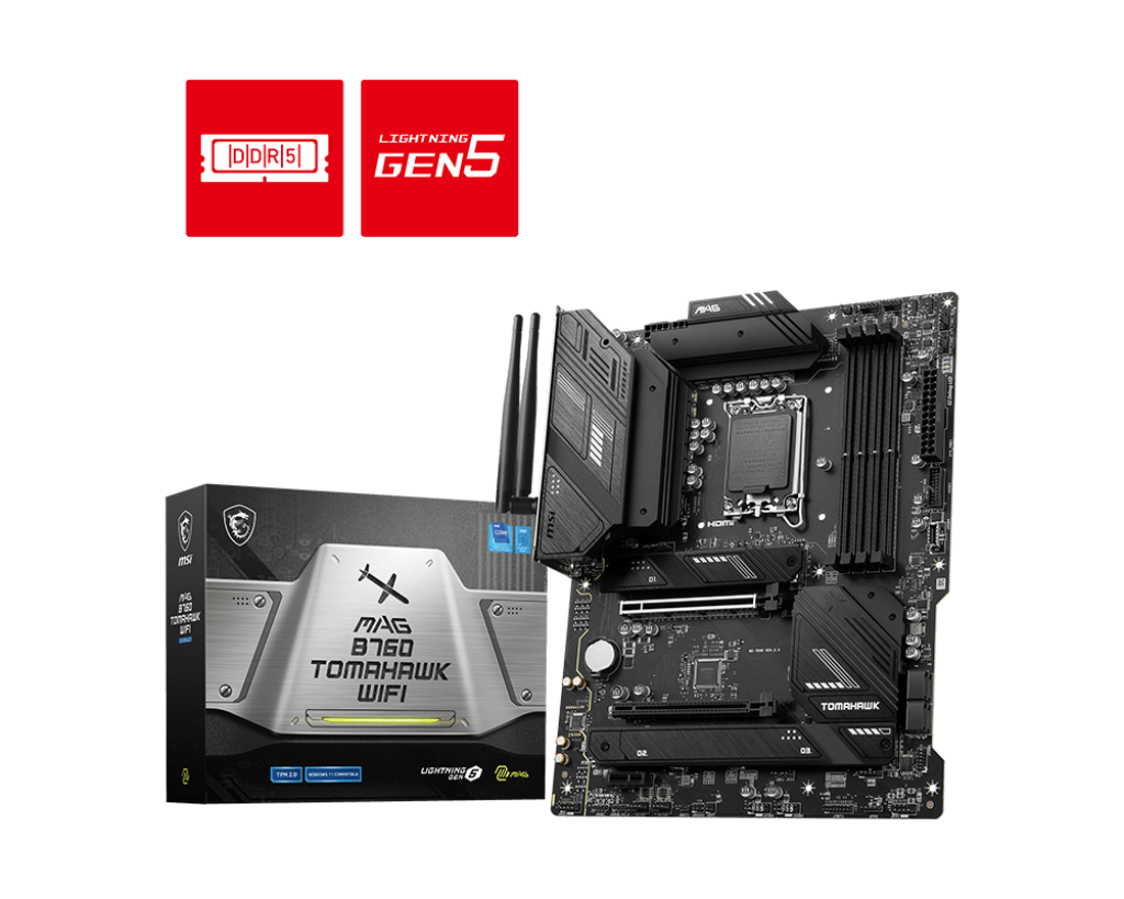 Placa de baza MSI MAG B760 TOMAHAWK WIFI LGA1700 DDR5