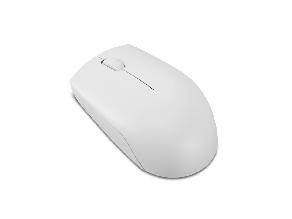 Mouse wireless Lenovo 300, Cloud Grey, Rezolutie (dpi): 1000 dpi, Butoane/rotite: 3, Interfata mouse: Wireless, Tehnologie: Wireless, Interfata receiver: dongle USB 2.4GHz, Dimensiune (mm): 97.91 x 57.99 x 32.53 mm, Greutate: 52g