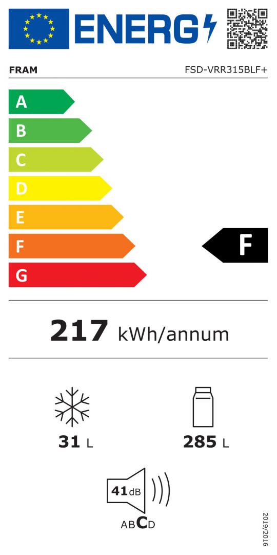 FRIGIDER CU O USA FRAM FSD-VRR315BLF+