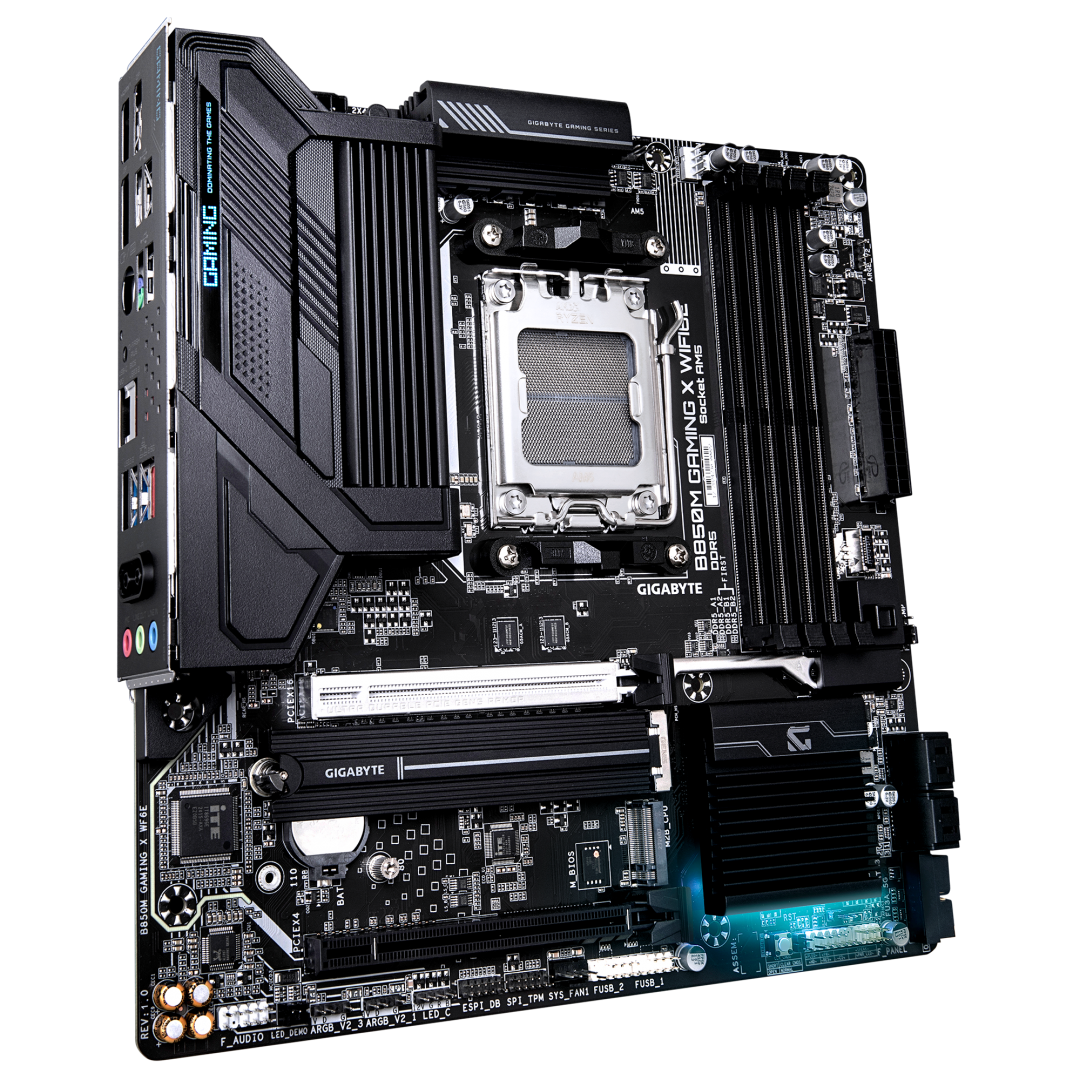 Placa de baza Gigabyte B850M GAMING X WIFI6E, Socket AM5, DDR5, Micro-ATX