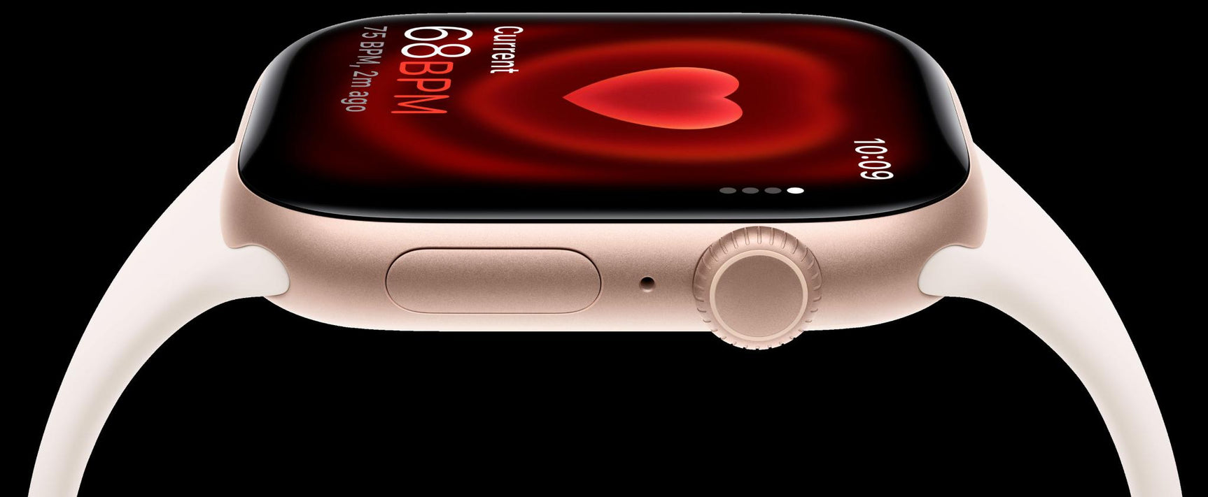 Apple Watch Series 11 GPS + Cellular 42mm Rose Gold Aluminium Case with Light Blush Sport Band - M/L