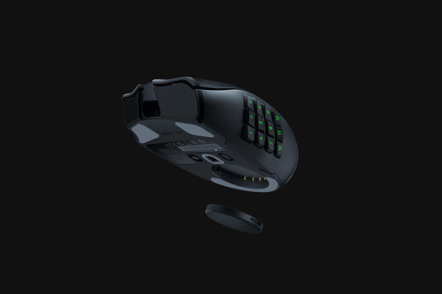 Mouse Gaming Wireless Razer Naga V2 Pro, 30000 dpi, Negru