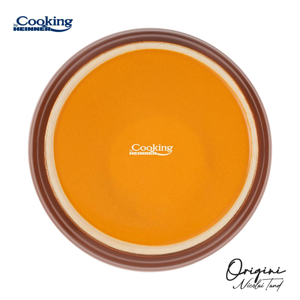 OALA CERAMICA CU CAPAC, 17x18 CM, 4.5 L, NICOLAI TAND, ORIGINI, COOKING BY HEINNER