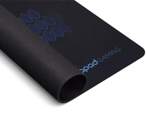 Lenovo Mouse pad IdeaPad Gaming M, material: Textil cu baza cauciucata, dimensiuni: 360 x 275 x 2 mm, culoare: Negru - Albastru, greutate: 121 g
