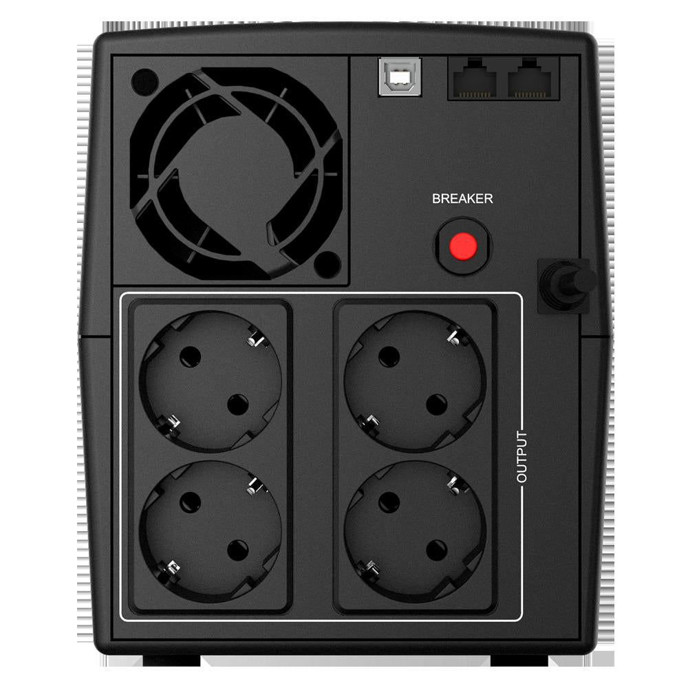 UPS nJoy Keen 1000 USB UPLI-LI100KU-CG01B Capacity 1000 VA / 600 W Simulated sinewave