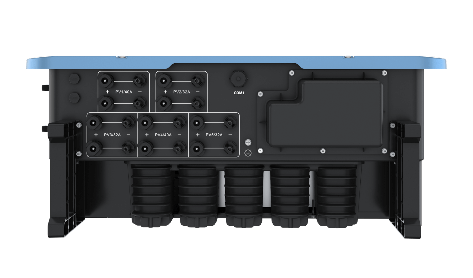 Solplanet on-grid inverter ASW50K-LT-G3, 50kW, 3P, 5 MPPT, w/Ai-Dongle LAN/WLAN, 40A*2+32A*3, DC w/SPD, AC w/MOV, DC w/SUNCLIX, AC w/OT, w/SPS, w/Smart meter interface, w/AFCI